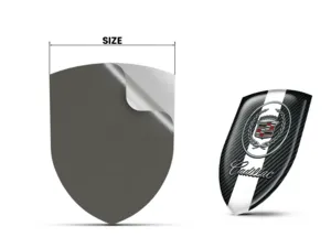 Cadillac Calcomanías Silicona Edición Premium Estilo Cúpula